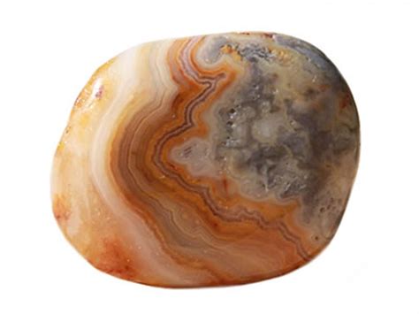 Agate Crazy Lace Galet Pierre Plate Davelli