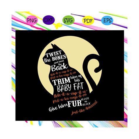 Twist The Bones And Bend The Back Svg Halloween Svg Hallow Inspire