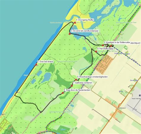 Gps Wandelroute Rondje Slufter Zuid Km