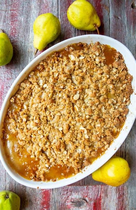 Pear Crisp Recipe The Kitchen Magpie