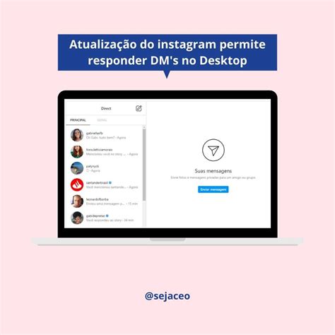 ATUALIZAÇÃO DO INSTAGRAM agora é possível responder DM s no