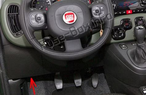 رسم تخطيطي للصمامات والمرحلات Fiat Panda 2012 2019 مخططات صندوق