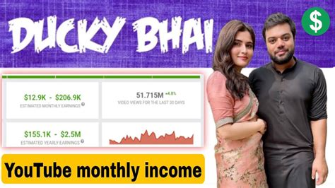 Ducky Bhai Monthly Earning With Proof Ducky Bhai Monthly Youtube