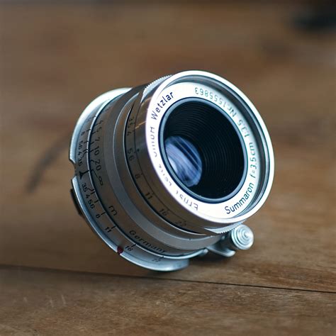 Leica Summaron Mm F Vintage Camera Lenses