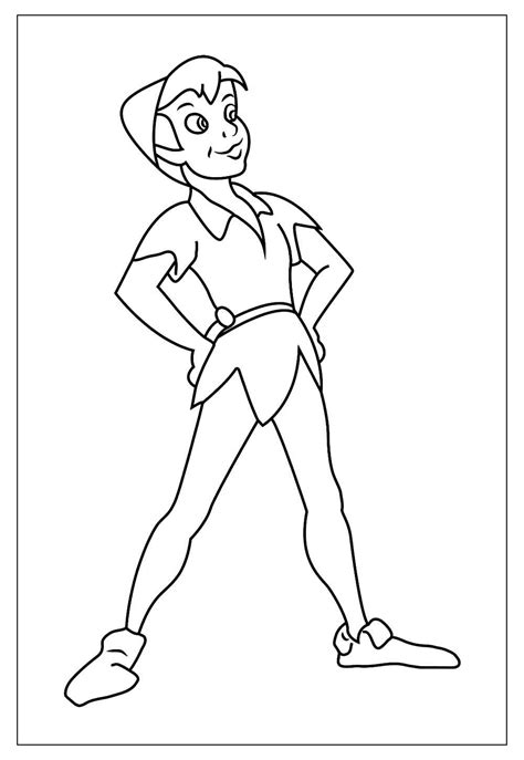 Desenhos Do Peter Pan Para Colorir E Pintar Tudo Para Colorir