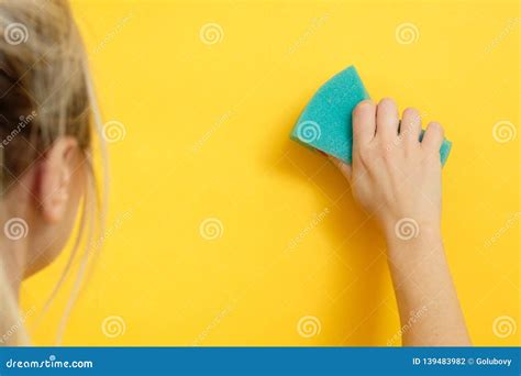 Home Cleaning Safe Super Clean Woman Wipe Stock Photo Image Of Home