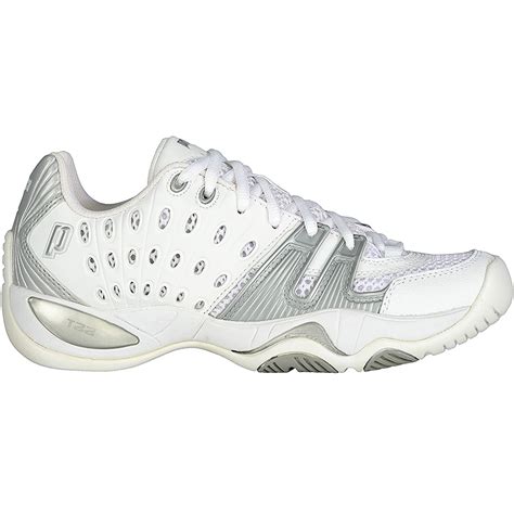 Prince T22 Women S Tennis Shoe White Silver