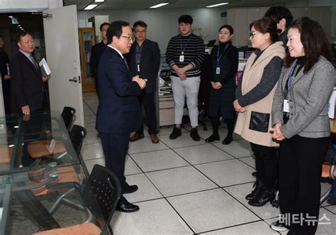 포토 김석준 부산교육감 23일 해운대교육지원청 기관 방문