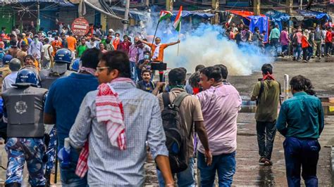 Kolkata Rally News Highlights Police Use Batons Tear Gas As Bjp