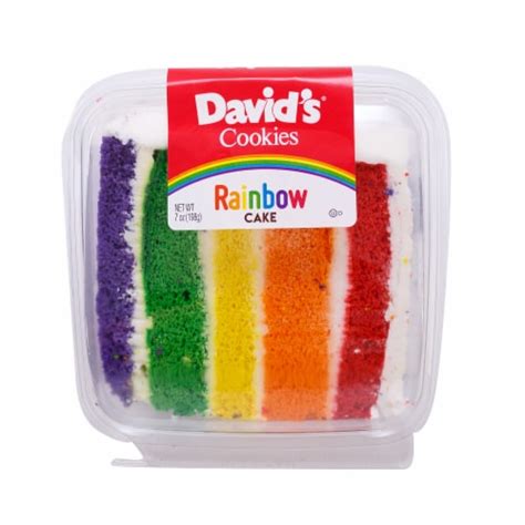 David S Cookies Rainbow Cake Slice 7 Oz Frys Food Stores