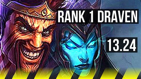 DRAVEN Ahri Vs KALISTA Renata Glasc ADC Rank 1 Draven 14 2 10