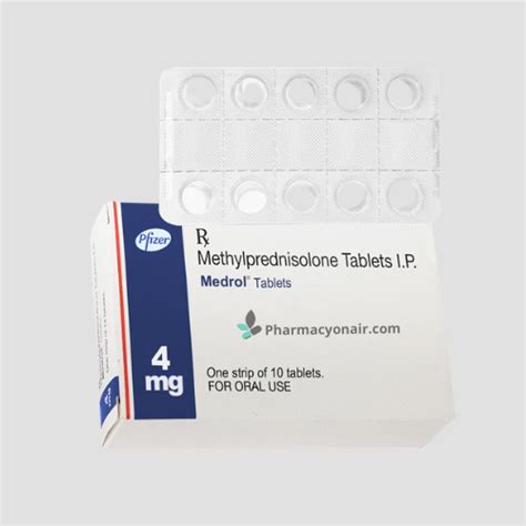 Medrol 4mg Methylprednisolone Tablets Pharmacyonair