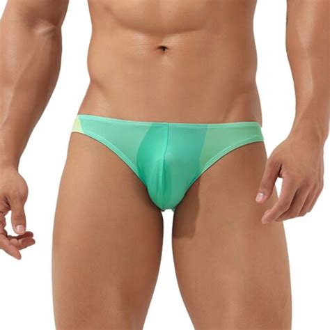 Sexy Gay Men Beach Swimsuit Swim Briefs Underwear Surfing Swimming