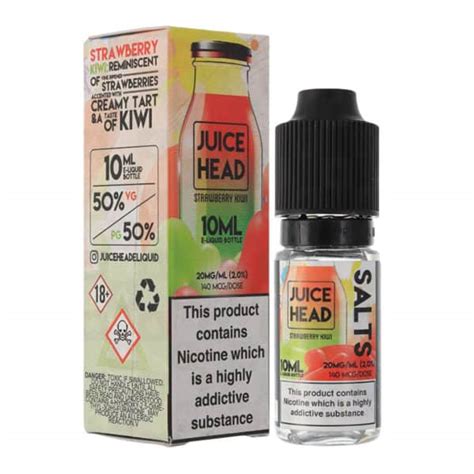 Juice Head Nic Salt Strawberry Kiwi Uk Vape Mob