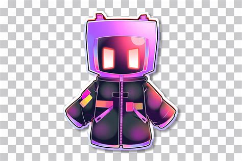 Neon Roblox Boy Sticker - Download Cool Roblox Stickers for Free