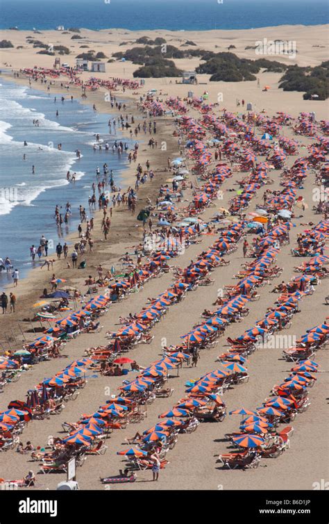 Gran Canaria Playa Del Ingles Stock Photo Alamy