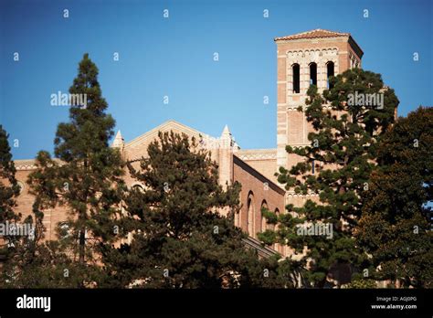 Royce Hall Under Trees Ucla Campus West Los Angeles California Usa