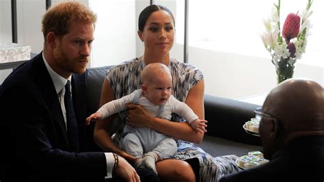 Baby Archie Makes Rare Public Appearance In South Africa