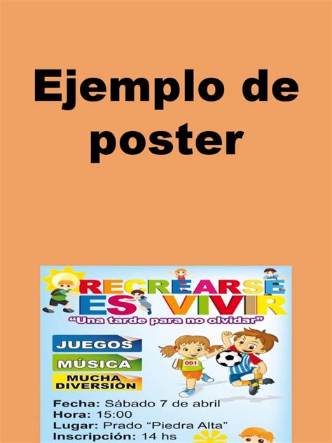 Ejemplo De Poster