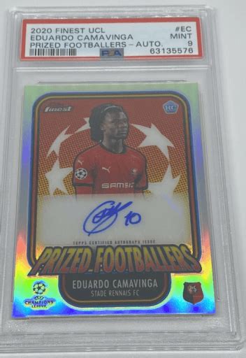 Camavinga Topps Finest Graded Card P