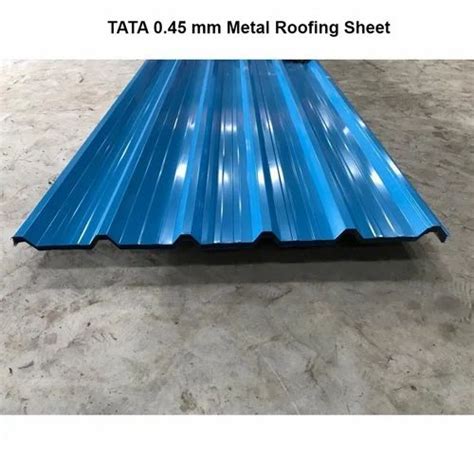 Tata Zinc Aluminium Color Coated Steel Sheet 0 45 Mm Tata Bluescope