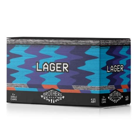 Super Liquor Brothers Beer Lager Cans 6x330ml