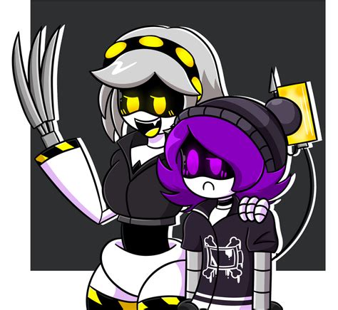 Uzi And V Somewhat Ship Art By Minusbrush On Deviantart