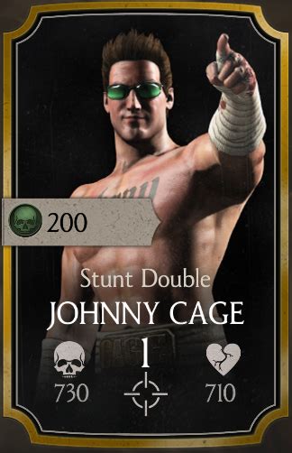 Johnny Cagestunt Double Mortal Kombat Mobile Wikia Fandom