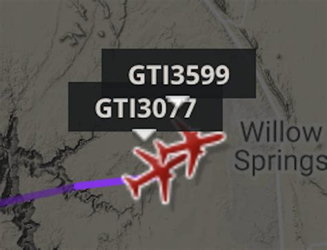 question i was looking at flight radar and noticed 2 plans on top of ...