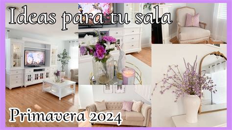 SALA PRIMAVERA 2024 EASTER PASCUA Como Decorar Una Sala Sencilla Y