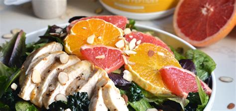 Citrus Chicken Salad W Vanilla Orange Vinaigrette Little Bits Of