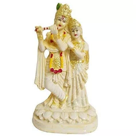 LORD RADHA KRISHNA Kanahaiya Statue Murti Idol Indian Showpiece Temple