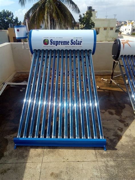 Etc Model 25 150 Lpd Supreme Solar Water Heater 5 Star Blue At Rs