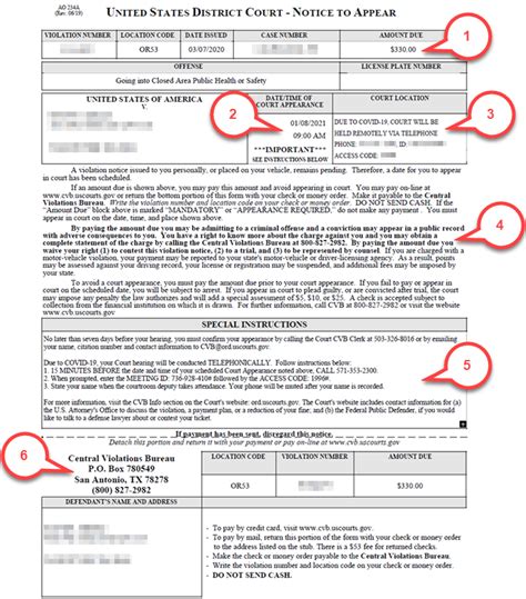 Cvb Violation Notices