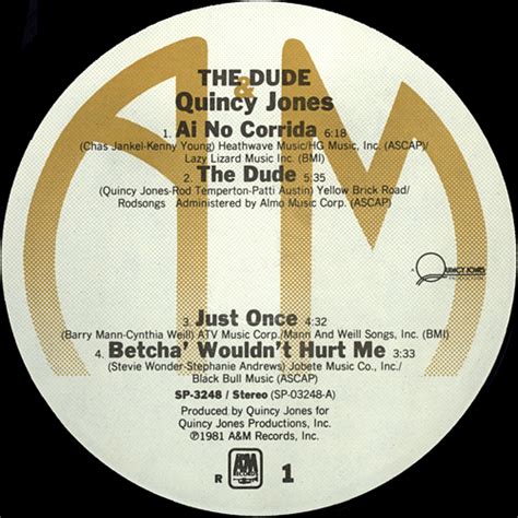 Quincy Jones – The Dude | Vinyl Album Covers.com