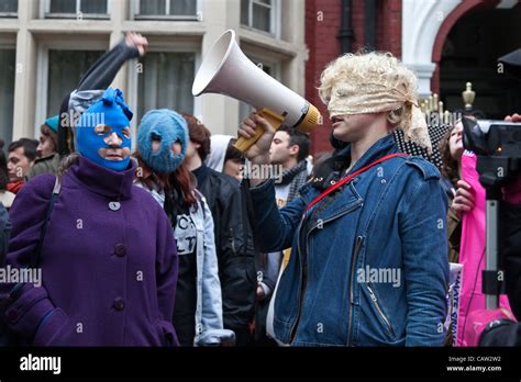London Uk Rd Apr Fans And Supporters Of The Punk Group Pussy Riot Gathered Today