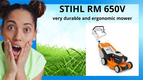 Petrol Lawn Mower STIHL RM 650V Unboxing And First Start II Kosiarka