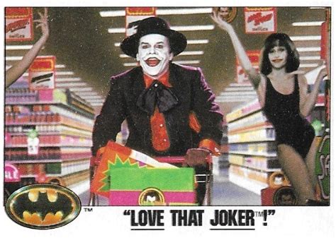 Batman Love That Joker Topps 65 Movie Trading Card 1989