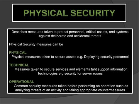 Ppt Physical Security Powerpoint Presentation Free Download Id 4923158