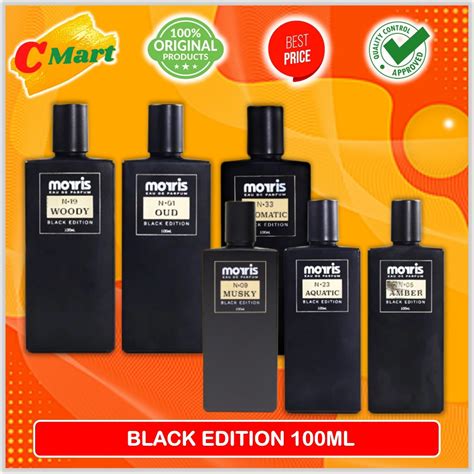 Jual Morris Eau De Parfum Black Edition 100ml Parfum Pria CMart