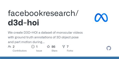 Github Facebookresearch D D Hoi We Create D D Hoi A Dataset Of