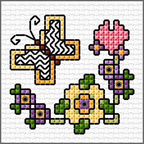 Ljt Flower And Butterfly Sampler Blog Lesley Teare