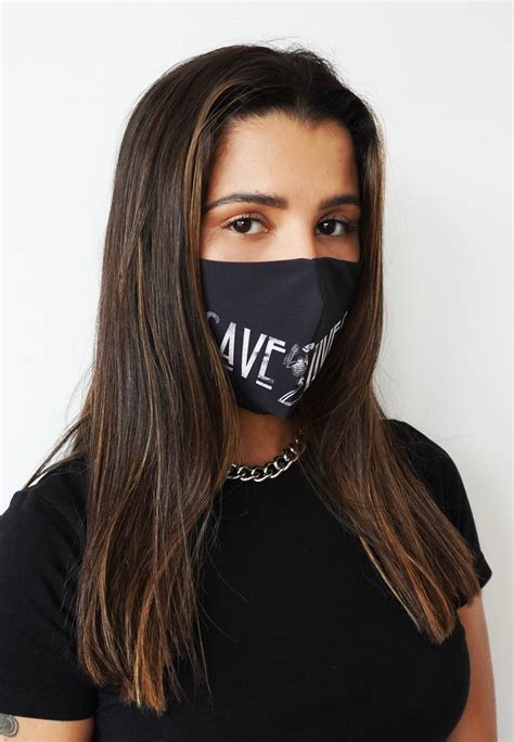 Religion Face Mask Save Lives Black