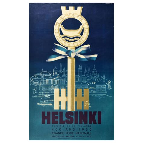 Original Vintage Poster Olympic Games Helsinki 1940 Finland Xii Olympiska Spelen For Sale At 1stdibs