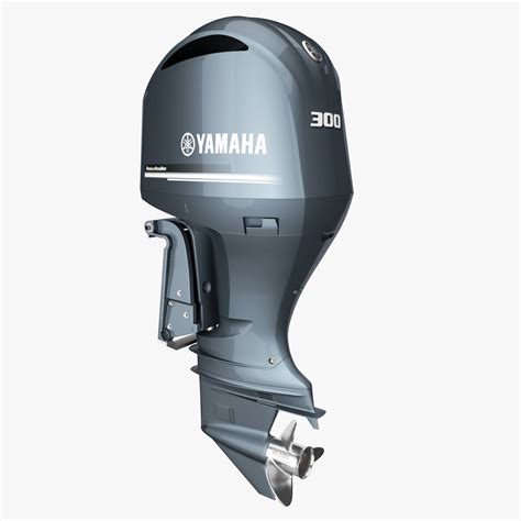 Yamaha Four Stroke 300hp V6 Outboard Motor 3d Model 39 Unknown Fbx Max Obj Free3d