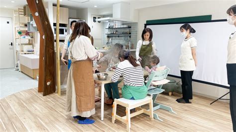 離乳食教室の様子（3月・4月） 大阪市北区の歯医者 南森町カツベ・こども矯正歯科