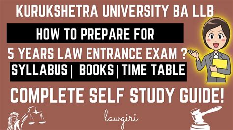 Kuk Ba Llb Entrance Exam Syllabus Books Pattern Eligibility