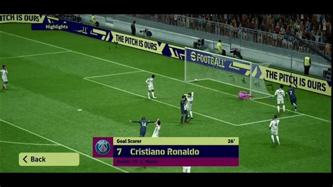 Goal Cristiano Ronaldo Assist L Messi Iconic Moment Efootball