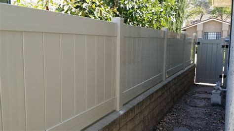 Vinyl Craft Tan Solid Privacy Fencing Vinyl Privacy Fence Privacy