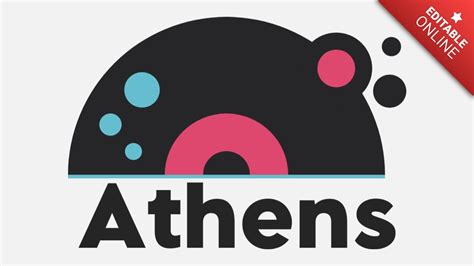 Athens Logo For Dj Text Effect Generator